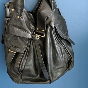 Kooba Black Leather Mattie Purse